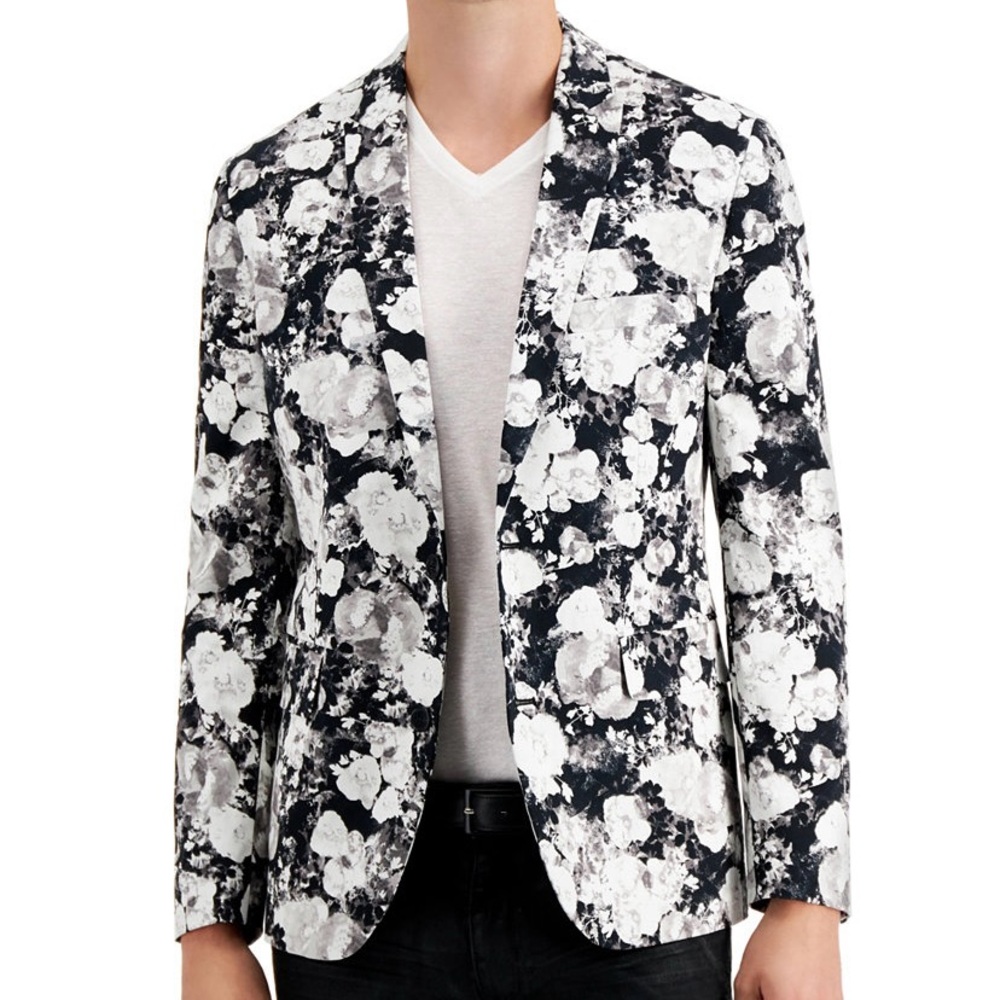 INC International Concepts Floral Blazer